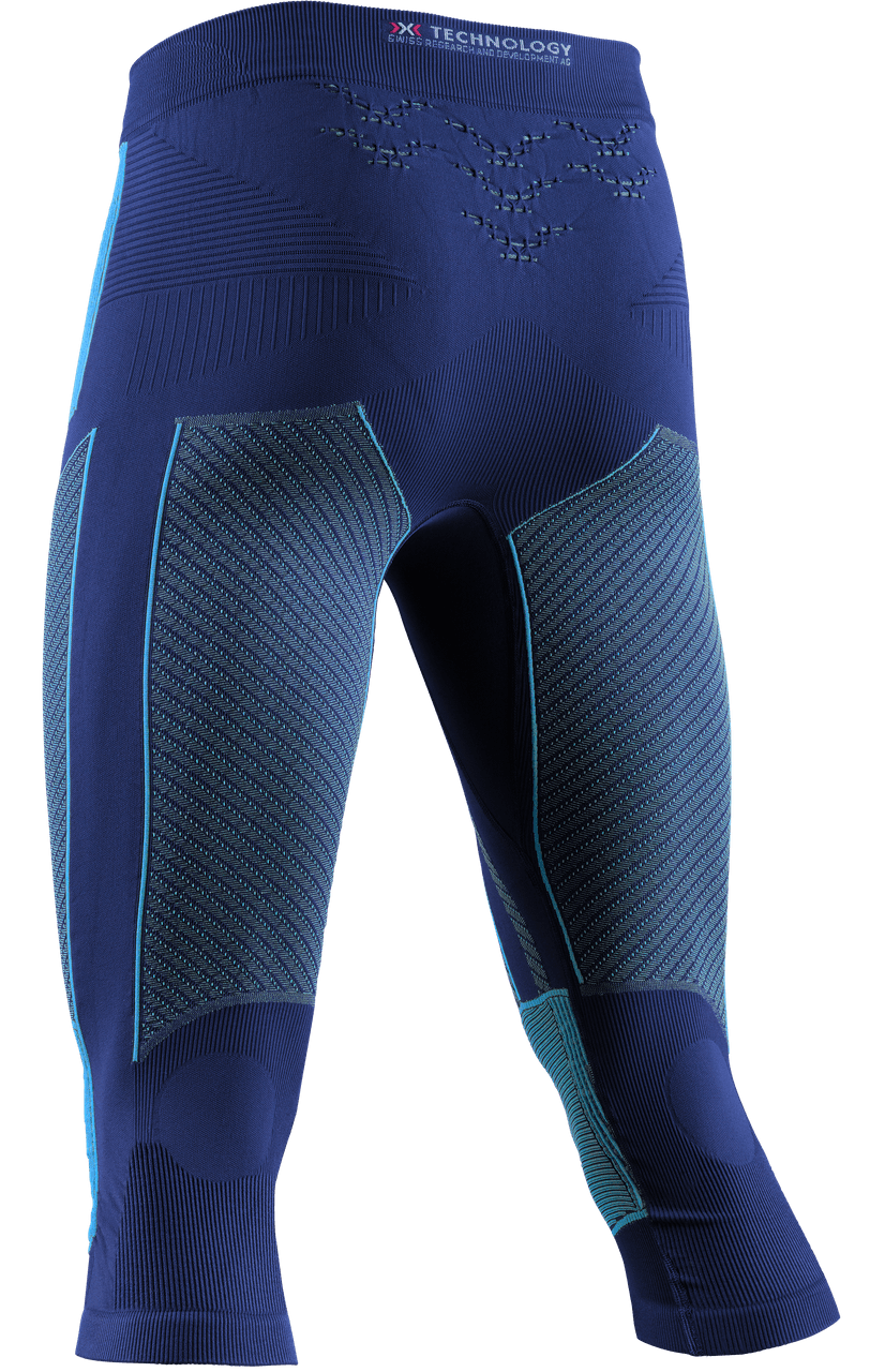 X-BIONICS / X-SOCKS X-Bionic ENERGY ACCUMULATOR 4.0 - Leggings - Men's -  dark grey melange/blue - Private Sport Shop