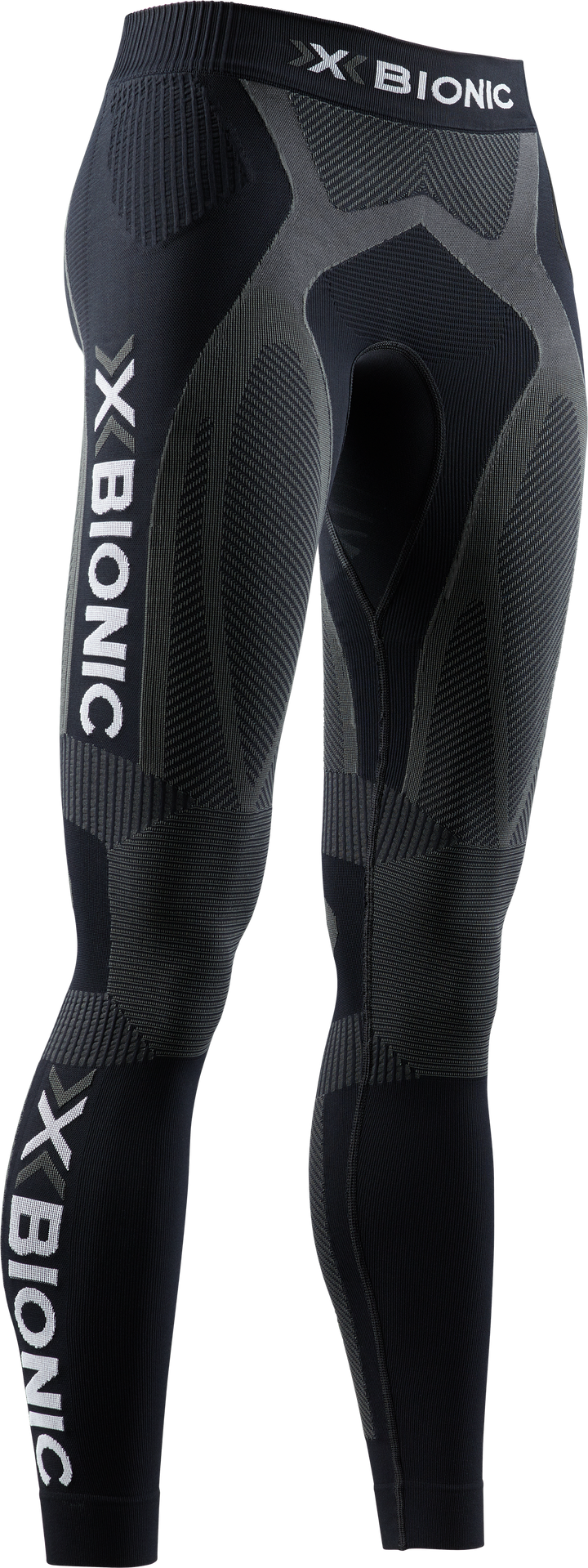 X-Bionic O020569 Running Compression Pants Leggings Men's Size S  Black/Yellow
