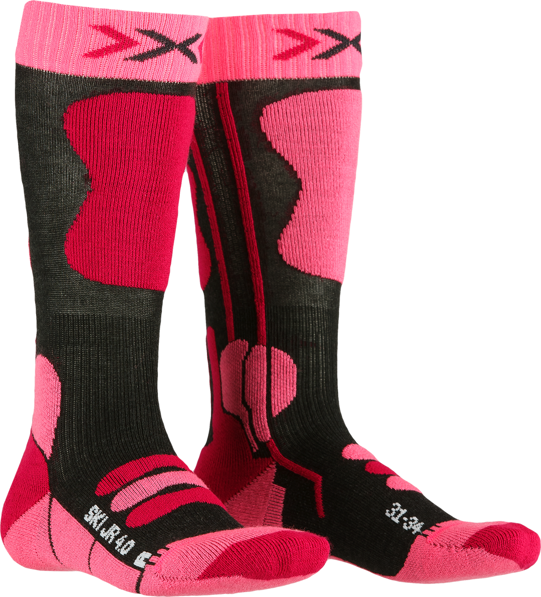 X-BIONIC / X-SOCKS Xsocks SKI SILK MERINO - Calcetines mujer grey  melange/pink - Private Sport Shop